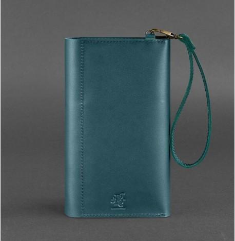 Шкіряний клатч-органайзер (тревел-кейс) 5.1 (зелений)