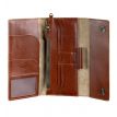 Шкіряний клатч-органайзер (тревел-кейс) 5.1 (світло-коричневий)