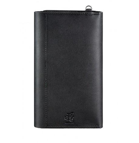 Кожаный клатч-органайзер (тревел-кейс) 5.1 (черный)