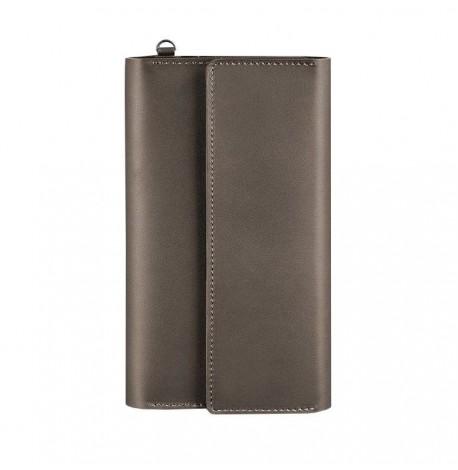 Шкіряний клатч-органайзер (тревел-кейс) 5.1 (темно-бежевий)