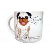 Чашка «Мопс до сраки» (350 мл)