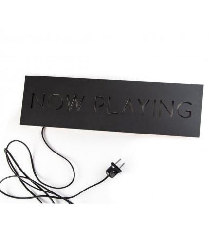 Настінна Led вивіска Now Playing
