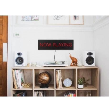 Настінна Led вивіска Now Playing