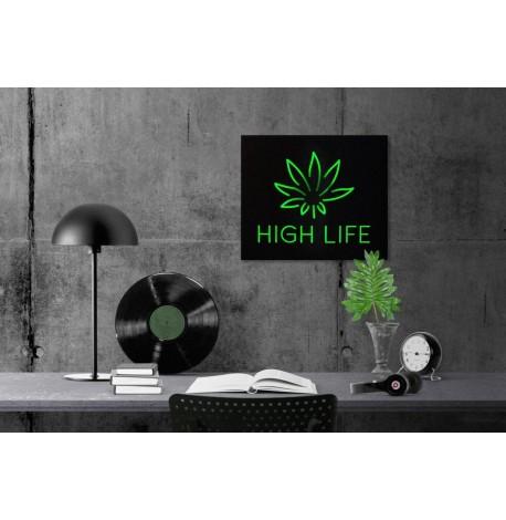 Настінна Led вивіска High Life