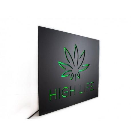 Настінна Led вивіска High Life