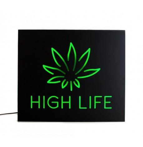 Настінна Led вивіска High Life