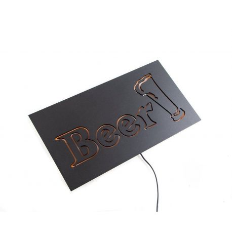 Настінна Led вивіска Beer