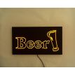 Настінна Led вивіска Beer