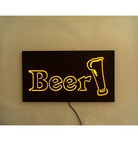 Настінна Led вивіска Beer