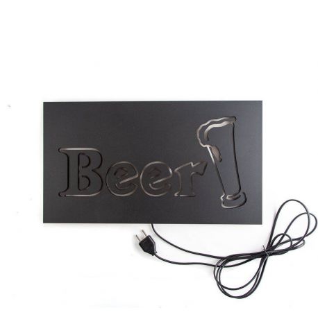 Настінна Led вивіска Beer