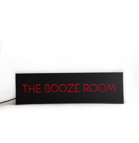Настенная Led вывеска The booze room