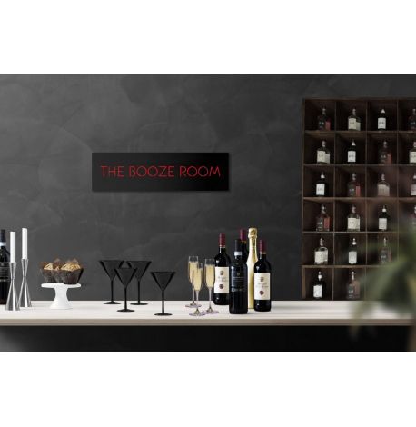Настенная Led вывеска The booze room