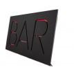 Настенная Led вывеска BAR