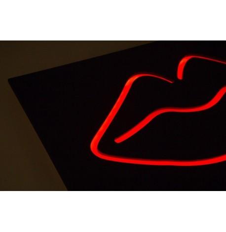 Настінна Led вивіска Lips