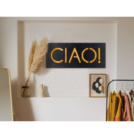 Настенная Led вывеска Ciao