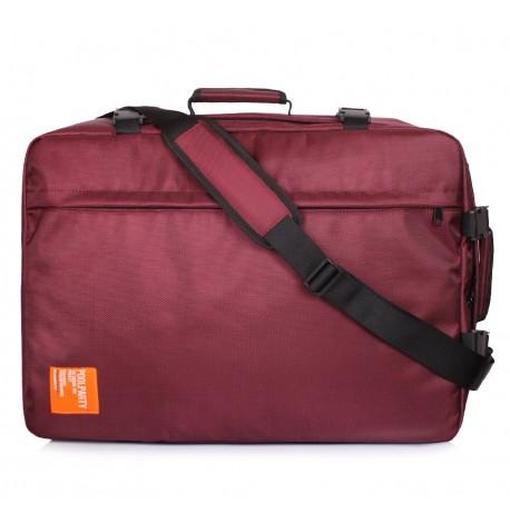 Рюкзак-сумка для ручной клади PoolParty Cabin (бордовый) - МАУ