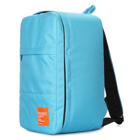 Рюкзак для ручної поклажі PoolParty HUB (блакитний) - Ryanair / Wizz Air / МАУ