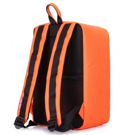 Рюкзак для ручної поклажі PoolParty HUB (помаранчевий) - Ryanair / Wizz Air / МАУ