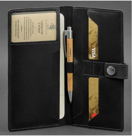 Шкіряний тревел-кейс 6.0 (чорний) шкіра Crazy Horse