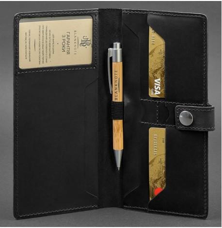 Шкіряний тревел-кейс 6.0 (чорний) шкіра Crazy Horse