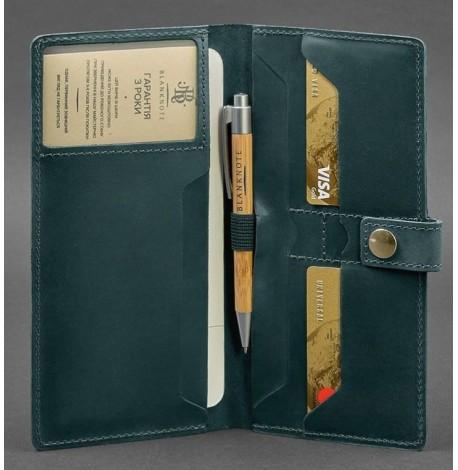 Кожаный тревел-кейс 6.0 (зеленый) кожа Crazy Horse