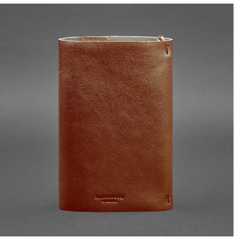 Шкіряний блокнот софт-бук 7.0 (світло-коричневий)