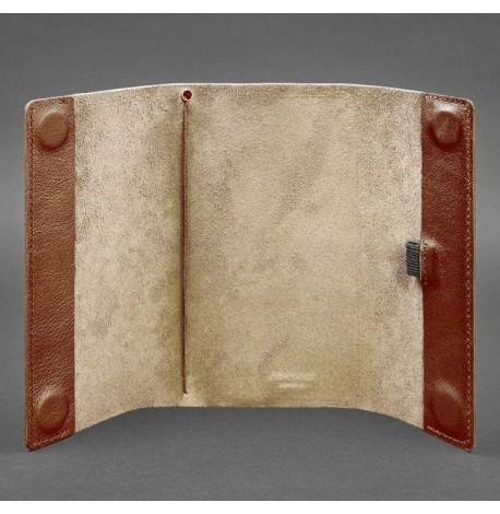 Шкіряний блокнот софт-бук 7.0 (світло-коричневий)