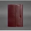 Шкіряний блокнот Cофт-бук 7.0 (бордовий) шкіра Krast