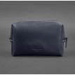 Шкіряна косметичка-несесер (темно-синя) шкіра Crazy Horse