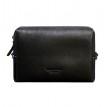 Шкіряна косметичка-несесер (чорна) шкіра Krast