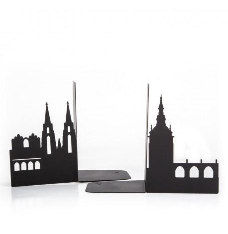 Держатели для книг «Прага» (черный)