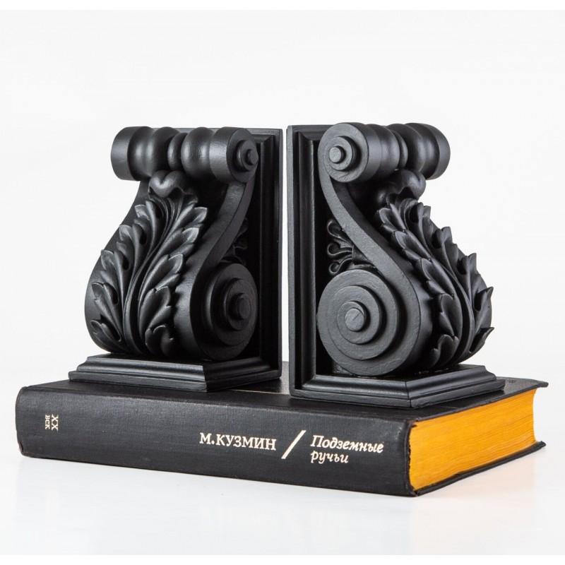 Упори для книг Архітектурні (чорні)