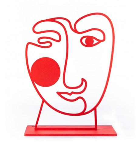 Держатель для книг Red art face (красный)