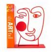 Держатель для книг Red art face (красный)