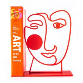 Держатель для книг Red art face (красный)