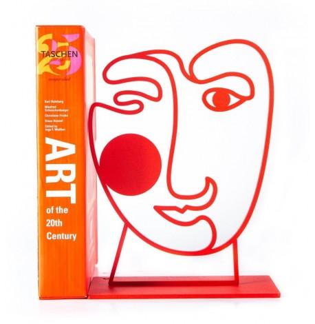 Держатель для книг Red art face (красный)