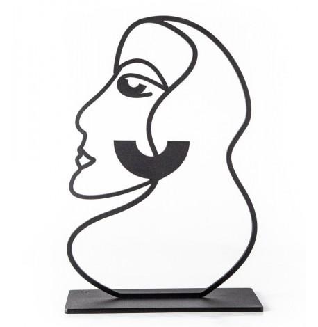 Держатель для книг «Ее профиль» (черный)