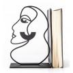 Держатель для книг «Ее профиль» (черный)