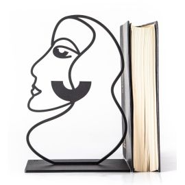 Держатель для книг «Ее профиль» (черный)