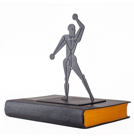 Держатель для книг «Человек Баухаус» (черный)