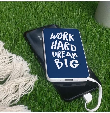 Повербанк (powerbank) Ziz "Мечтай, работай" 5000 mAh