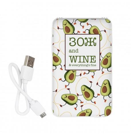 Повербанк (powerbank) Ziz "ЗОЖ" 5000 mAh