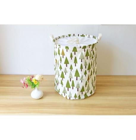 Кошик для іграшок, білизни на зав'язках "Зелений ліс"