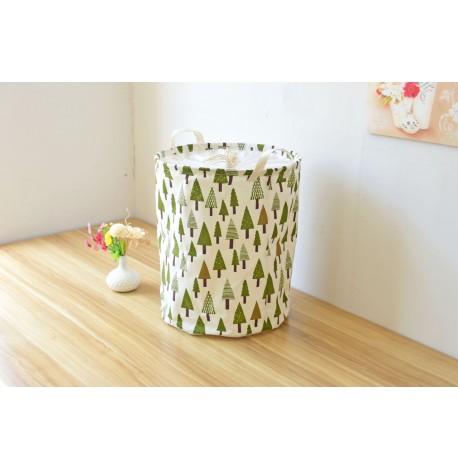 Кошик для іграшок, білизни на зав'язках "Зелений ліс"