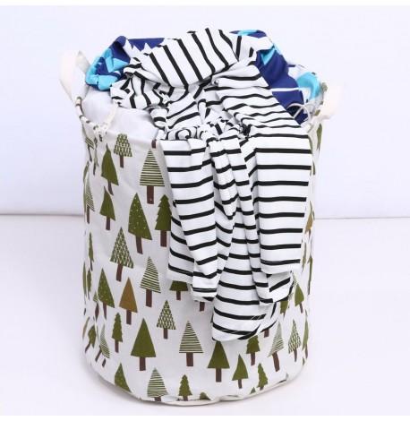 Кошик для іграшок, білизни на зав'язках "Зелений ліс"
