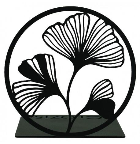 Упор для книг Glozis Ginkgo Black (черный)