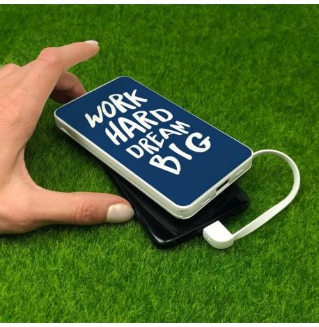 Повербанк (powerbank) Ziz "Мечтай, работай" 10000 mAh