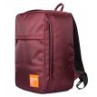 Рюкзак для ручної поклажі PoolParty HUB (бордовий) - Ryanair / Wizz Air / МАУ