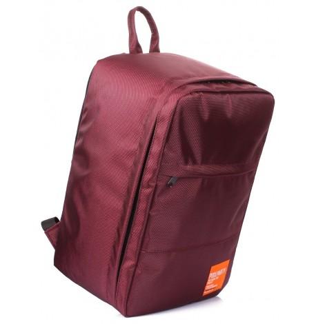 Рюкзак для ручної поклажі PoolParty HUB (бордовий) - Ryanair / Wizz Air / МАУ
