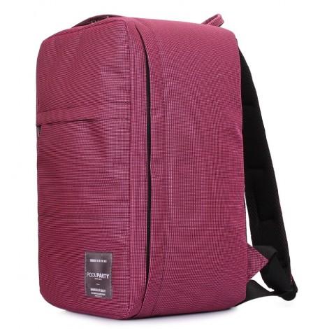 Рюкзак для ручної поклажі PoolParty HUB Pink Ruffle (рожевий) - Ryanair / Wizz Air / МАУ